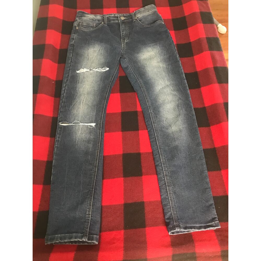 Vintage Genes Black‎ Slim Straight Fit 30x30